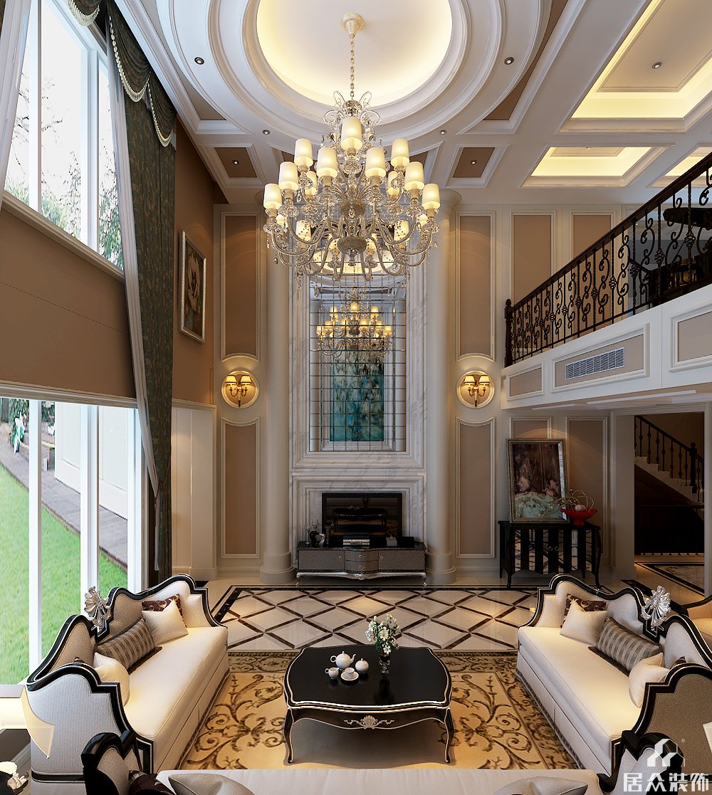 东风日产乘用车公司大连公司_大连别墅装修公司_别墅中式装修.古韵轩